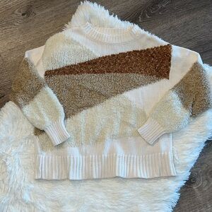 Lou & Grey Color Block Sweater - Small